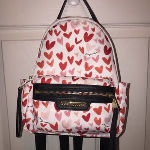Mini juicy couture heart backpack bag